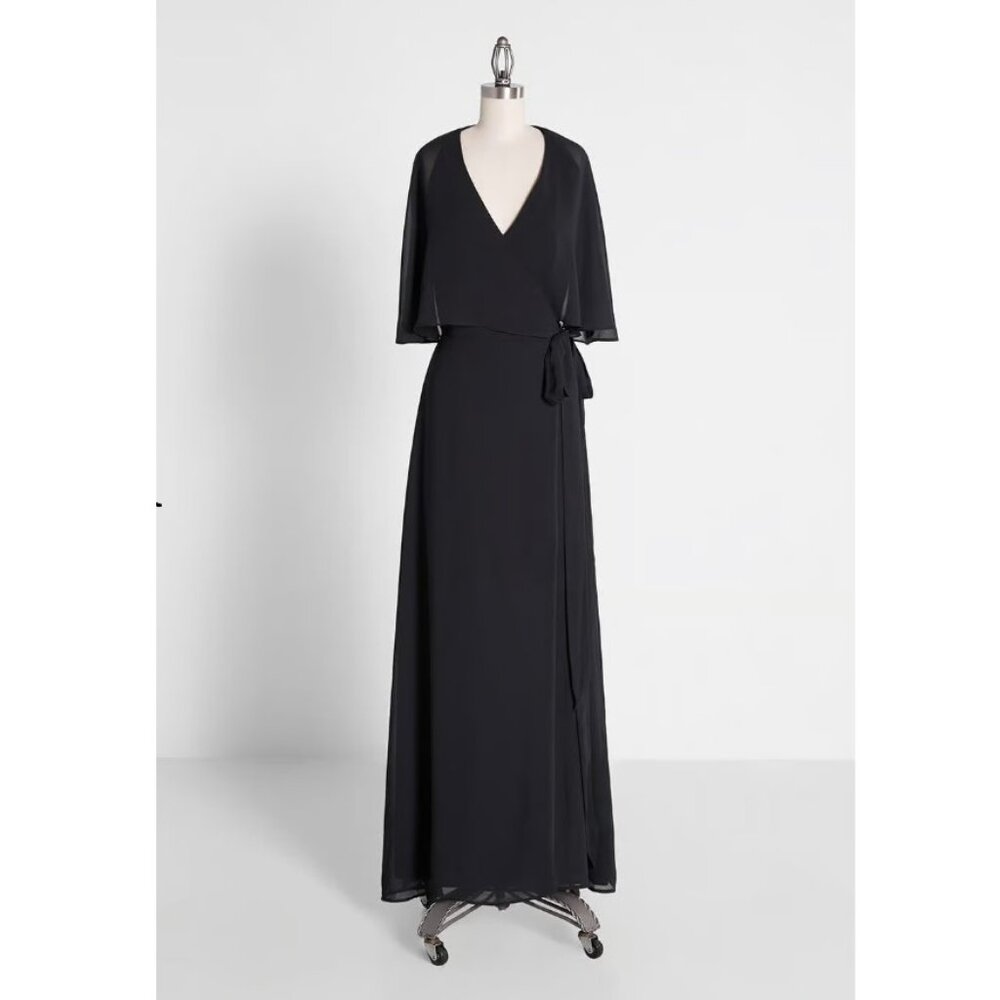 Modcloth - Queen of Eden Maxi Dress - Black - NWT